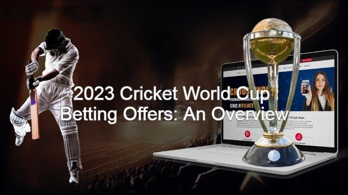 2023 Cricket World Cup Betting Offers